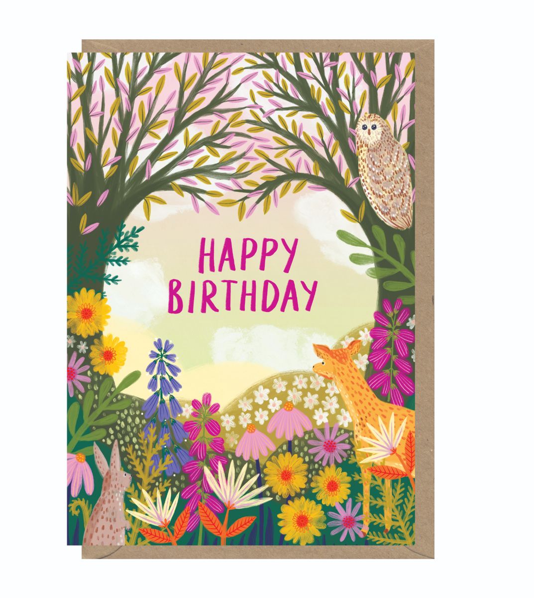 BO006-Earlybird-Birthday Forest-Card-Bonbi Forest