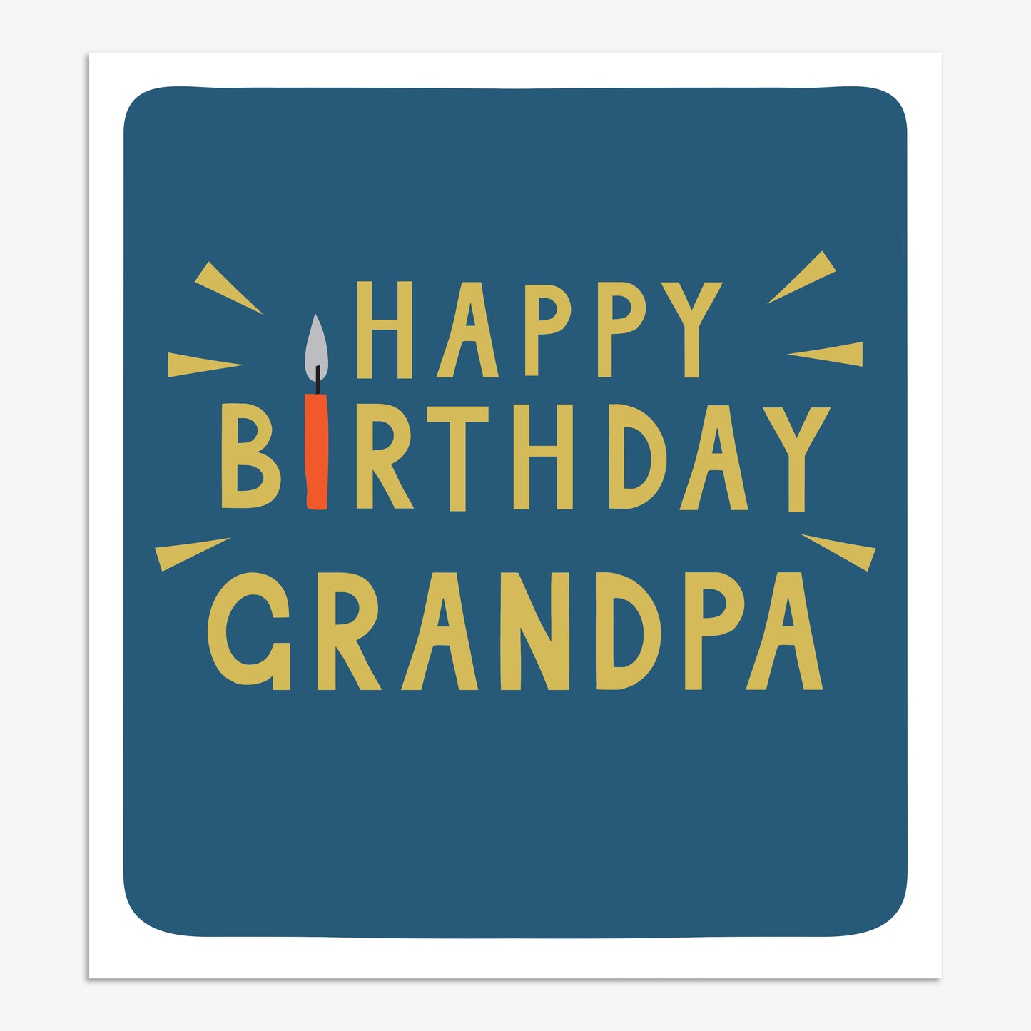 FIZ133-Think of Me-Happy Birthday Grandpa-Card-Fizz