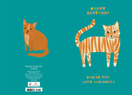 GCN432-Roger La B-Cat'S Whiskers-Card-