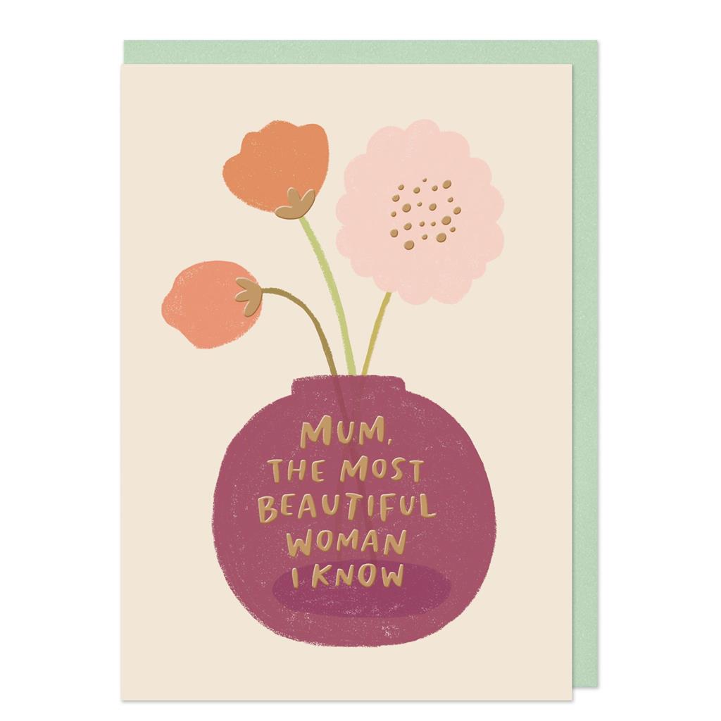 WHM032 Raspberry Blossom Card