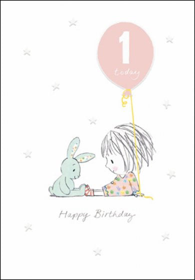 490767-Woodmansterne-G 1St Birthday-Card-Jane Massey