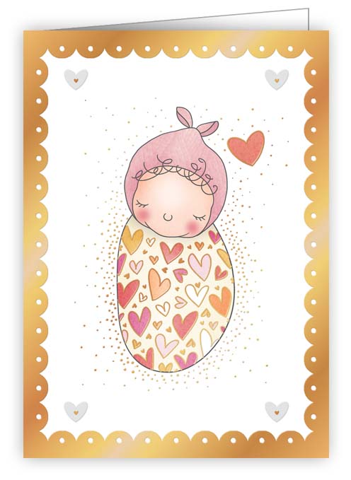 6940-Quire-Baby Girl-Gift Tags-Minicard Classic