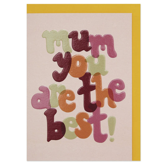 GDV034-Raspberry Blossom-Mum You Are The Best-Card-Good Vibes