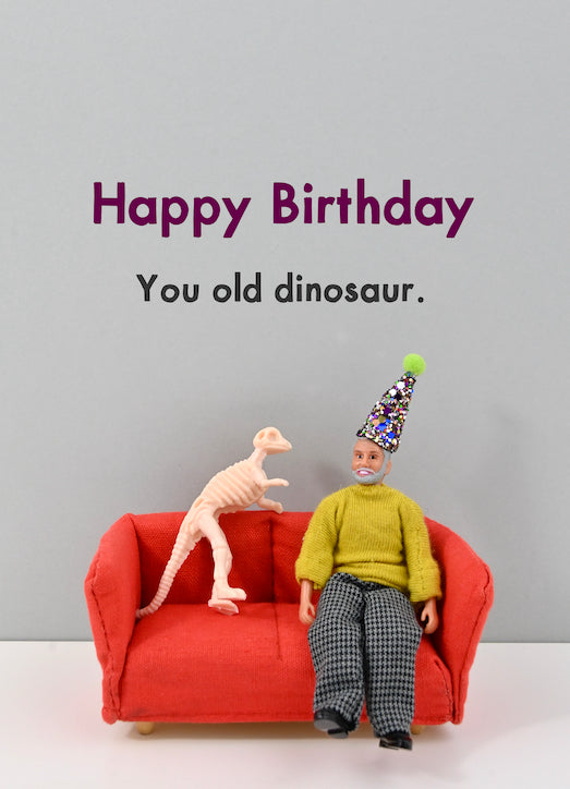 JJB162-Bold & Bright-Old Dinosaur-Card-