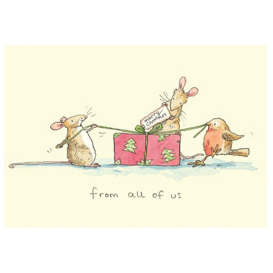 XM124-Two Bad Mice-From All of Us-Xmas Card