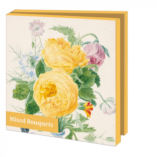 WMC1179-Bekking & Blitz-Mixed Bouquets - The Fitzwilliam Museum-10 Notecards With Envelopes Various Designs-Notewallet-