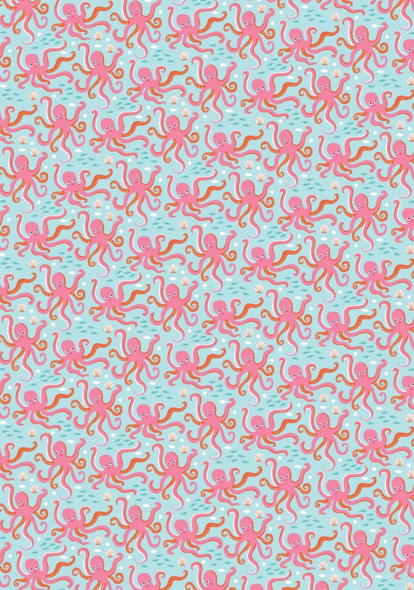 W058-Earlybird-Octopus-Wrap-Gift Wrap