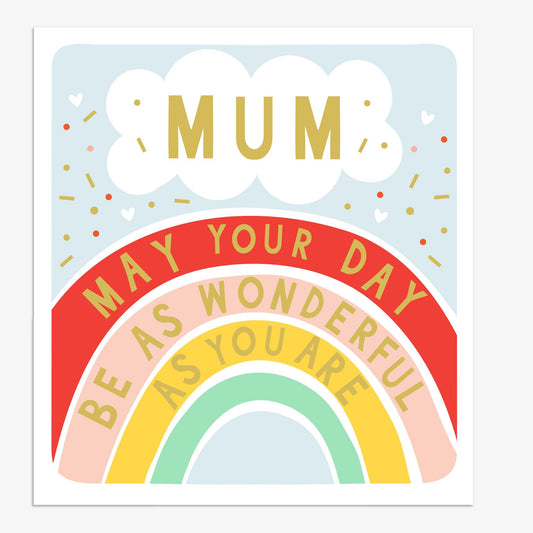 FIZ047-Think of Me-Mum Wonderfulday Card-Card-Fizz