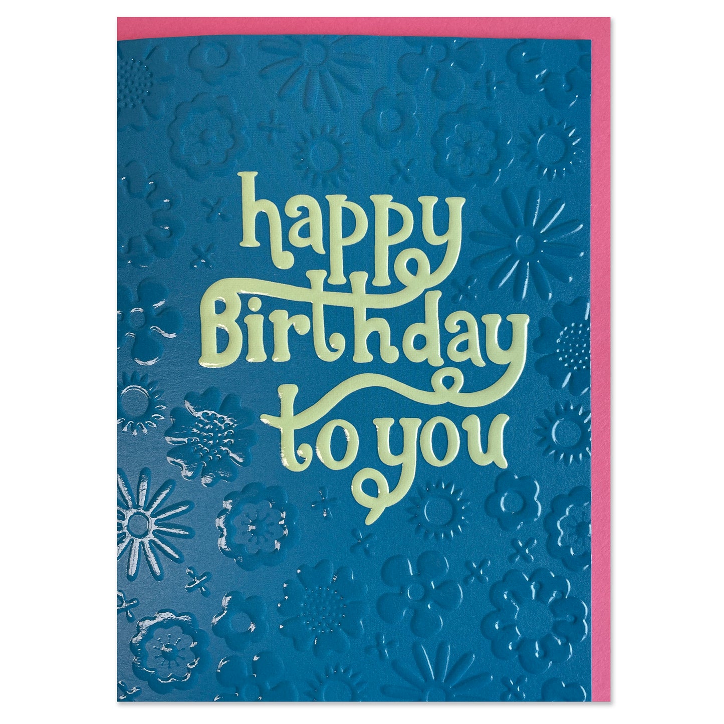 BIG017-Raspberry Blossom-Happy Birthday To You-Card-Big Love