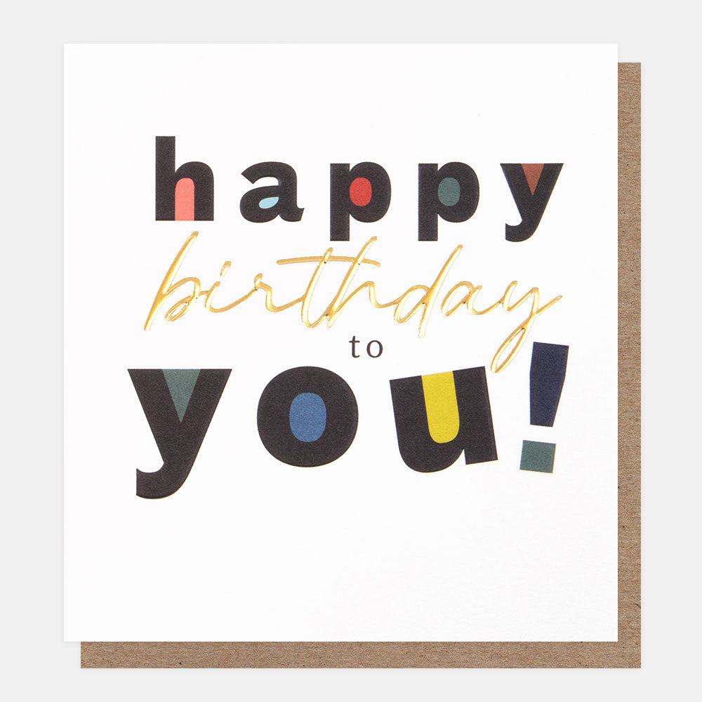 CER001-Caroline G-Happy Birthday To You!-Card-Cheers