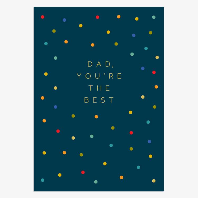 FDR003-Think of Me-Dad Youre The Best-Card-