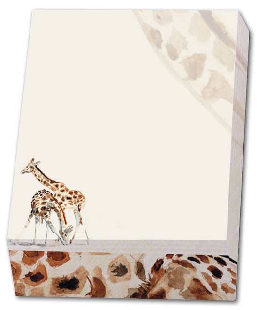 NBH893-Bekking & Blitz-Noteblock Giraffen Michelle Dujardin-Stationery-