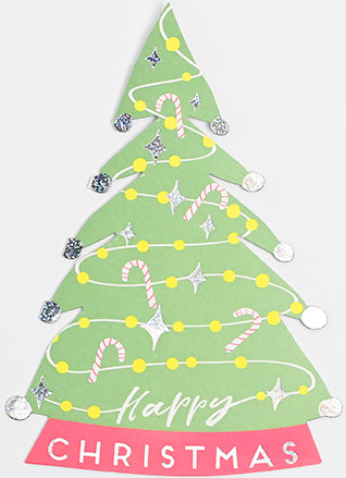 XCM05K-Meraki-Tree-Xmas Card-Cosmic