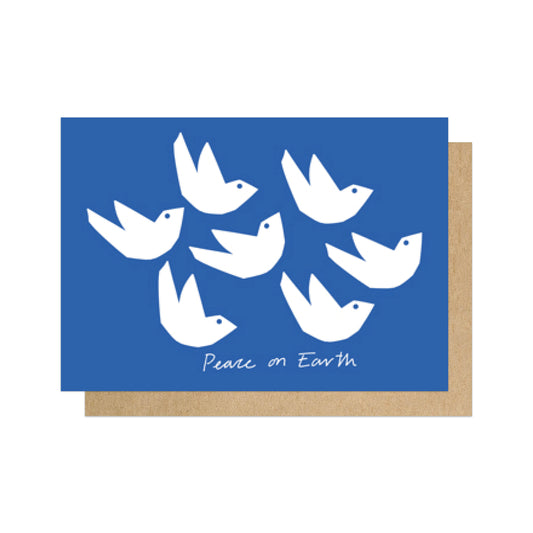 MARWAL079C-East End Prints-Peace On Earth-Xmas Card-Marcus Walters