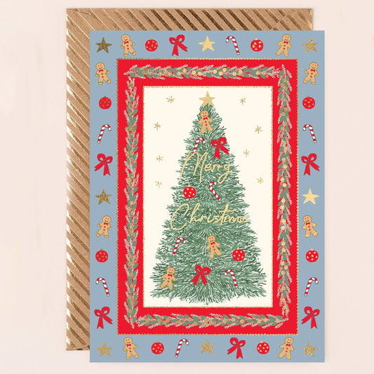 RE130-Apple & Clover-Merry Christmas-Xmas Card-Reflections