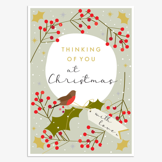 WDX032-Think of Me-Thinking Of You-Xmas Card-Wonder