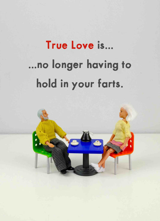 JJR006 Bold & Bright Card Fart Love