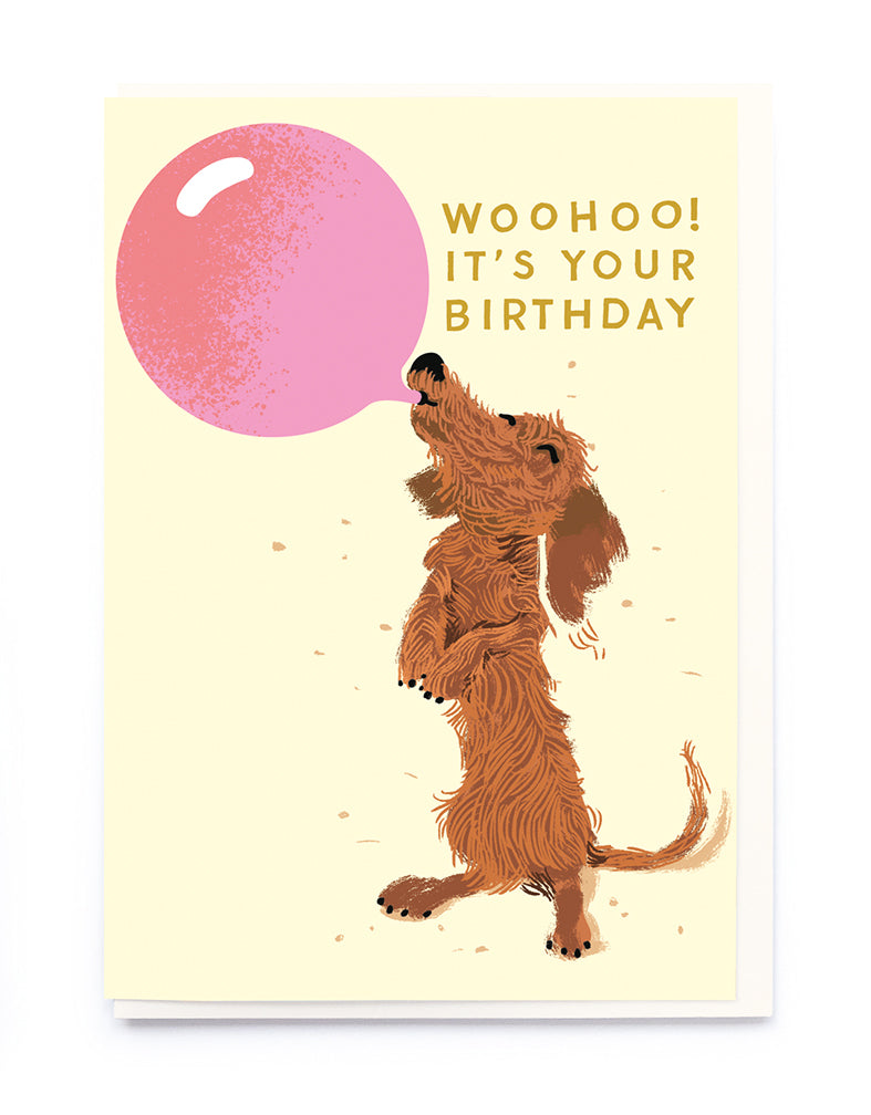 CM010-Noi-Dog Bubble Gum-Card-Kids Birthdays