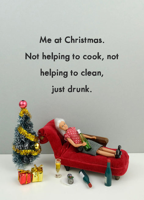 JJC060-Bold & Bright-Just Drunk-Xmas Card-Jeffrey & Janice