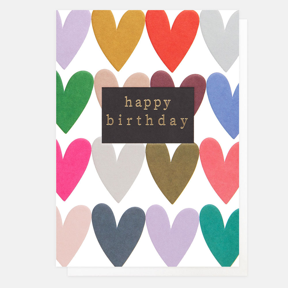 PWK012-Caroline G-Happy Birthday -Card-Pattern Work