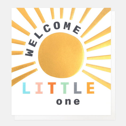 JFY016-Caroline G-Welcome Little One-Card-Just For You