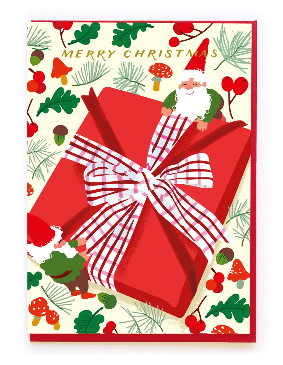 BP051-Noi-Big Present-Xmas Card-Christmas Cards